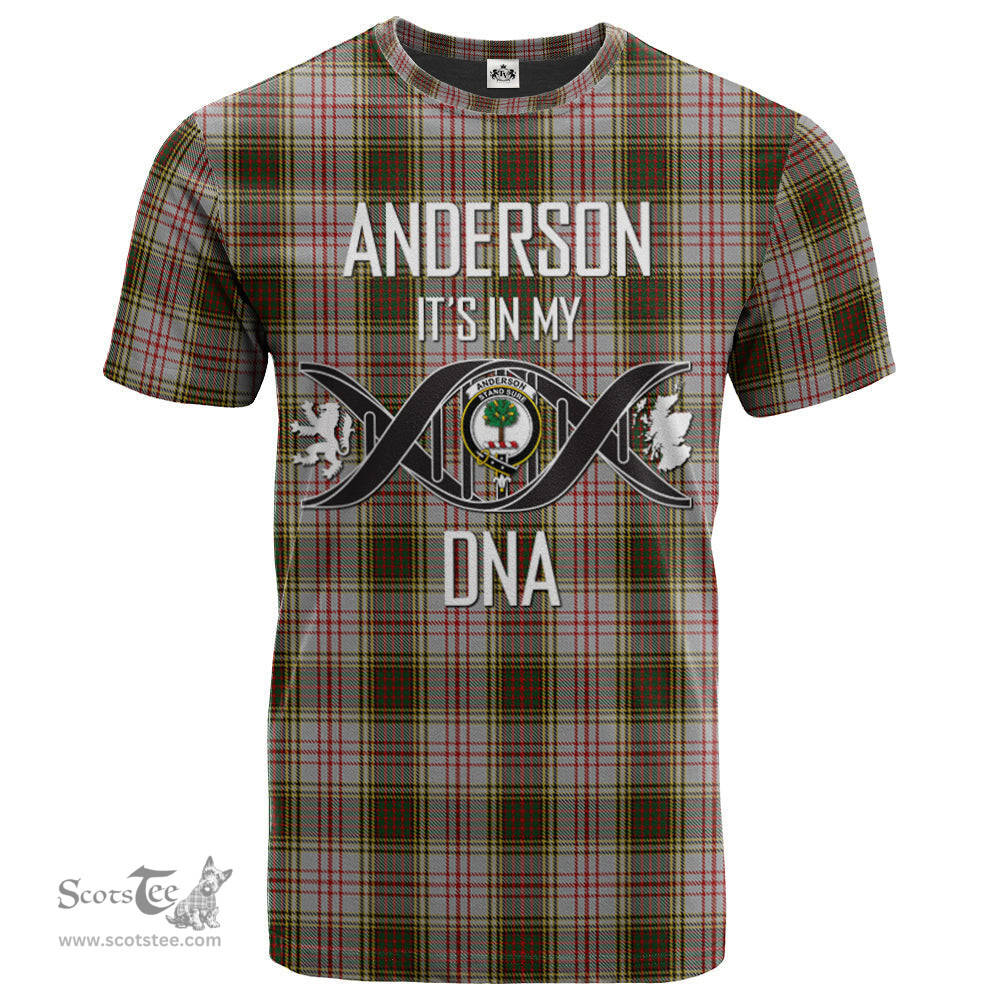 Scottish Anderson Dress Its In My DNA Plaid Family Crest Tartan T Shirt Scottish Plaid Tartan Plaid - ScotsTee - scotstee.com