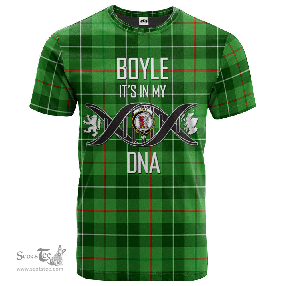 Scottish Boyle Its In My DNA Plaid Family Crest Tartan T Shirt Scottish Plaid Tartan Plaid - ScotsTee - scotstee.com