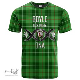 Scottish Boyle Its In My DNA Plaid Family Crest Tartan T Shirt Scottish Plaid Tartan Plaid - ScotsTee - scotstee.com