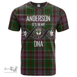 Scottish Anderson of Kinneddar Hunting Its In My DNA Plaid Family Crest Tartan T Shirt Scottish Plaid Tartan Plaid - ScotsTee - scotstee.com