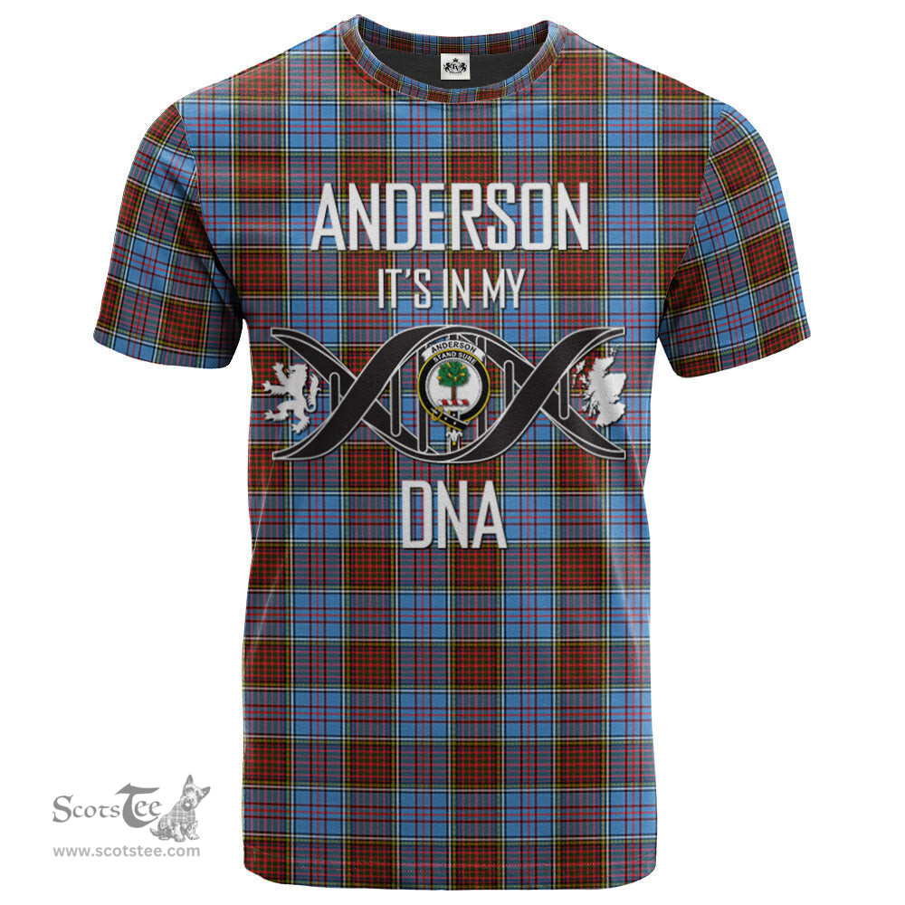 Scottish Anderson Modern Its In My DNA Plaid Family Crest Tartan T Shirt Scottish Plaid Tartan Plaid - ScotsTee - scotstee.com