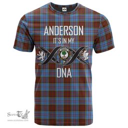 Scottish Anderson Modern Its In My DNA Plaid Family Crest Tartan T Shirt Scottish Plaid Tartan Plaid - ScotsTee - scotstee.com