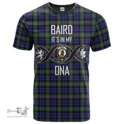 Scottish Baird Modern Its In My DNA Plaid Family Crest Tartan T Shirt Scottish Plaid Tartan Plaid - ScotsTee - scotstee.com