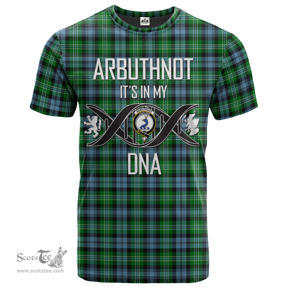 Scottish Arbuthnot Ancient Its In My DNA Plaid Family Crest Tartan T Shirt Scottish Plaid Tartan Plaid - ScotsTee - scotstee.com