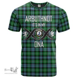 Scottish Arbuthnot Ancient Its In My DNA Plaid Family Crest Tartan T Shirt Scottish Plaid Tartan Plaid - ScotsTee - scotstee.com