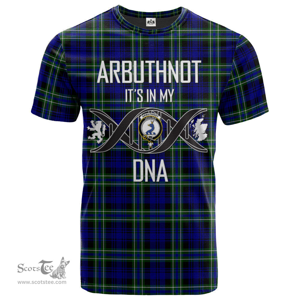 Scottish Arbuthnot Modern Its In My DNA Plaid Family Crest Tartan T Shirt Scottish Plaid Tartan Plaid - ScotsTee - scotstee.com