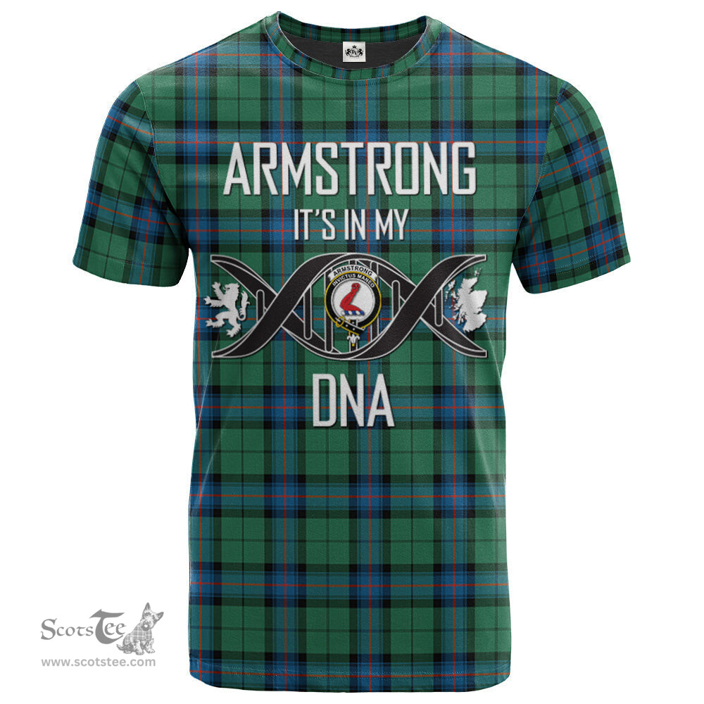 Scottish Armstrong Ancient Its In My DNA Plaid Family Crest Tartan T Shirt Scottish Plaid Tartan Plaid - ScotsTee - scotstee.com