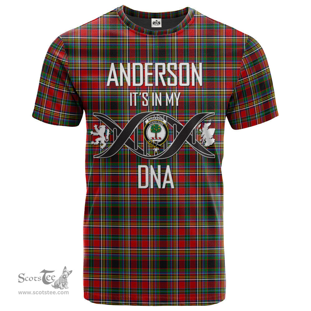 Scottish Anderson of Arbrake Its In My DNA Plaid Family Crest Tartan T Shirt Scottish Plaid Tartan Plaid - ScotsTee - scotstee.com