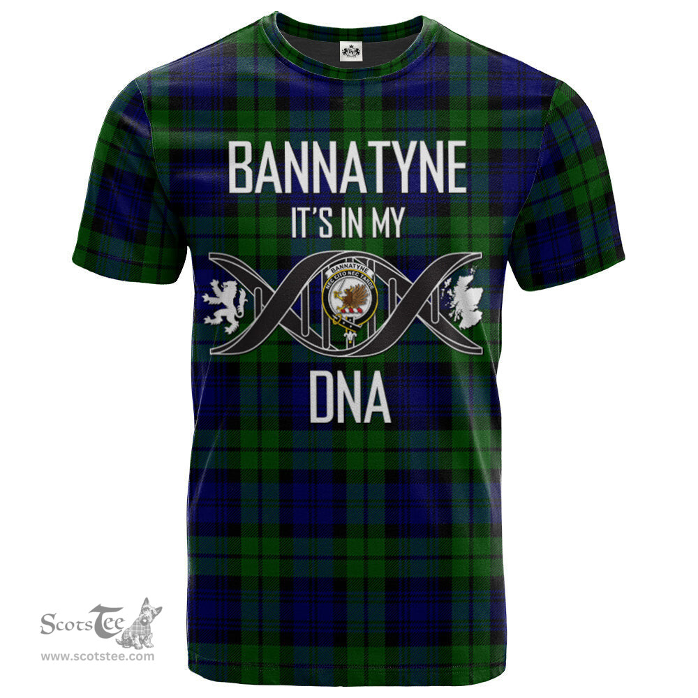 Scottish Bannatyne Its In My DNA Plaid Family Crest Tartan T Shirt Scottish Plaid Tartan Plaid - ScotsTee - scotstee.com