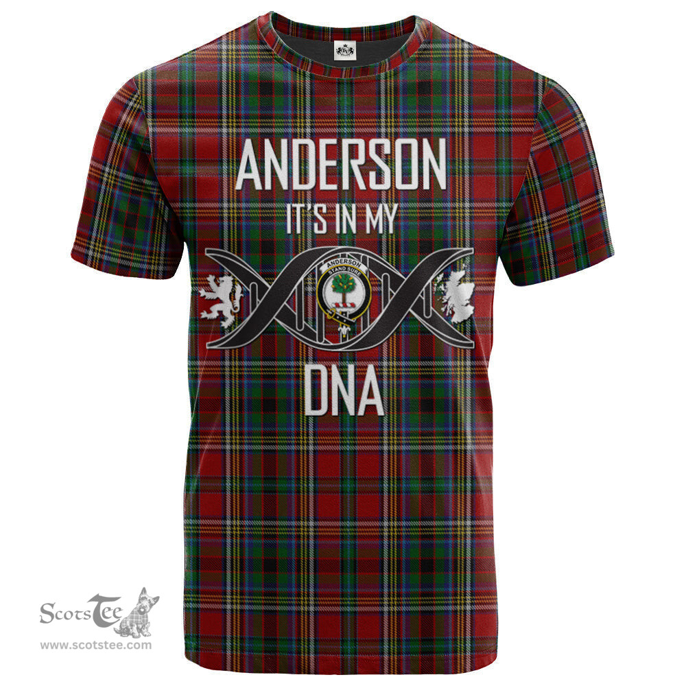 Scottish Anderson of Ardbrake Its In My DNA Plaid Family Crest Tartan T Shirt Scottish Plaid Tartan Plaid - ScotsTee - scotstee.com