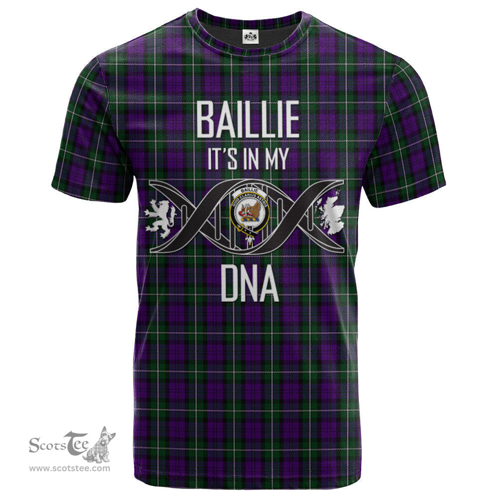 Scottish Baillie Highland Society Its In My DNA Plaid Family Crest Tartan T Shirt Scottish Plaid Tartan Plaid - ScotsTee - scotstee.com