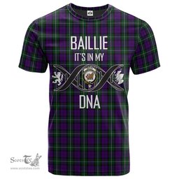 Scottish Baillie Highland Society Its In My DNA Plaid Family Crest Tartan T Shirt Scottish Plaid Tartan Plaid - ScotsTee - scotstee.com