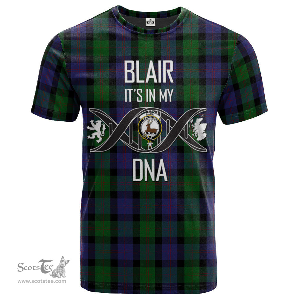 Scottish Blair Its In My DNA Plaid Family Crest Tartan T Shirt Scottish Plaid Tartan Plaid - ScotsTee - scotstee.com