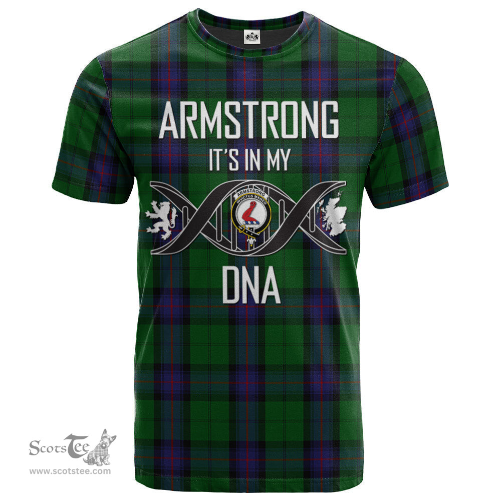 Scottish Armstrong Its In My DNA Plaid Family Crest Tartan T Shirt Scottish Plaid Tartan Plaid - ScotsTee - scotstee.com