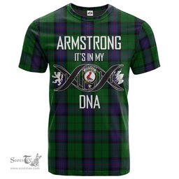 Scottish Armstrong Its In My DNA Plaid Family Crest Tartan T Shirt Scottish Plaid Tartan Plaid - ScotsTee - scotstee.com