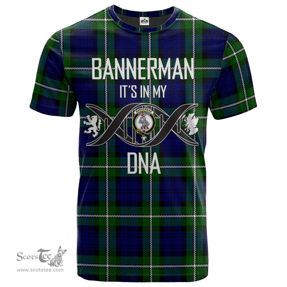 Scottish Bannerman Its In My DNA Plaid Family Crest Tartan T Shirt Scottish Plaid Tartan Plaid - ScotsTee - scotstee.com