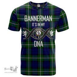 Scottish Bannerman Its In My DNA Plaid Family Crest Tartan T Shirt Scottish Plaid Tartan Plaid - ScotsTee - scotstee.com