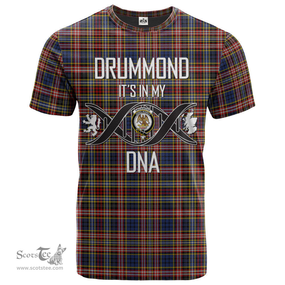 Scottish Drummond of Strathallen Its In My DNA Plaid Family Crest Tartan T Shirt Scottish Plaid Tartan Plaid - ScotsTee - scotstee.com