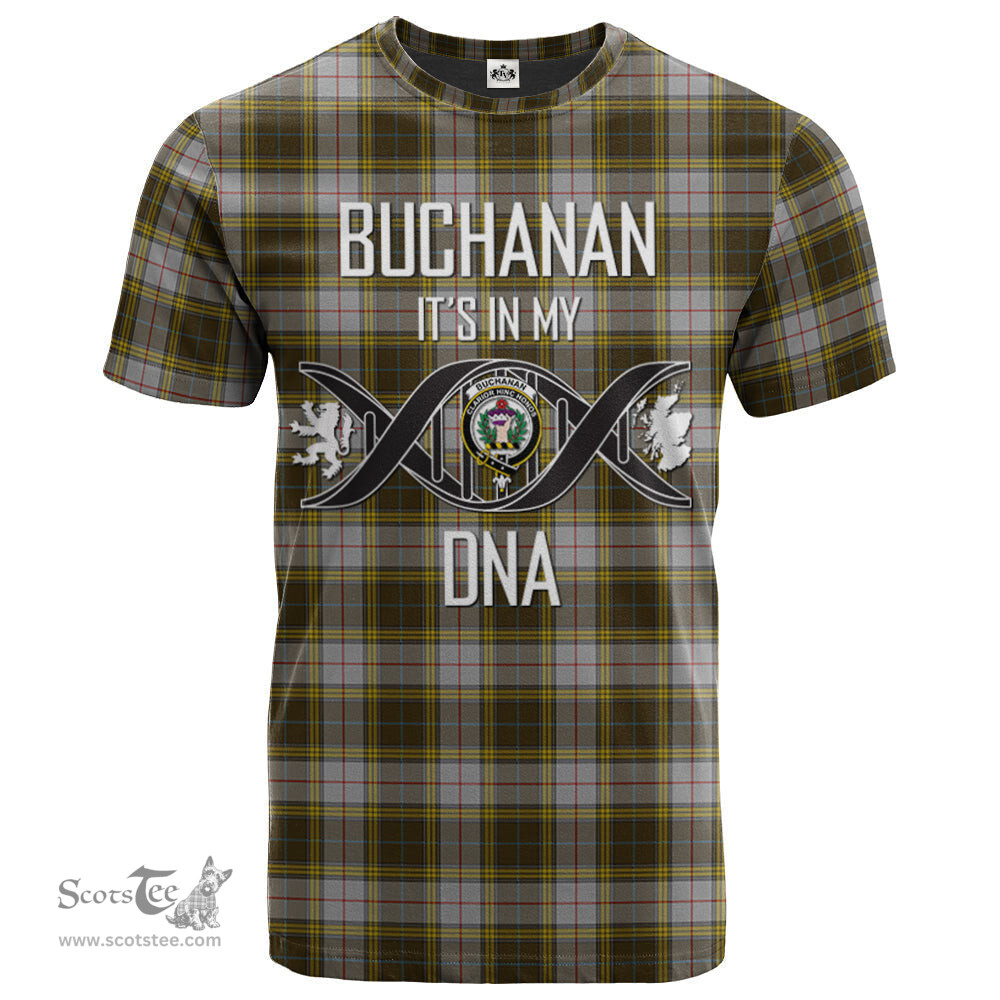 Scottish Buchanan Dress Its In My DNA Plaid Family Crest Tartan T Shirt Scottish Plaid Tartan Plaid - ScotsTee - scotstee.com