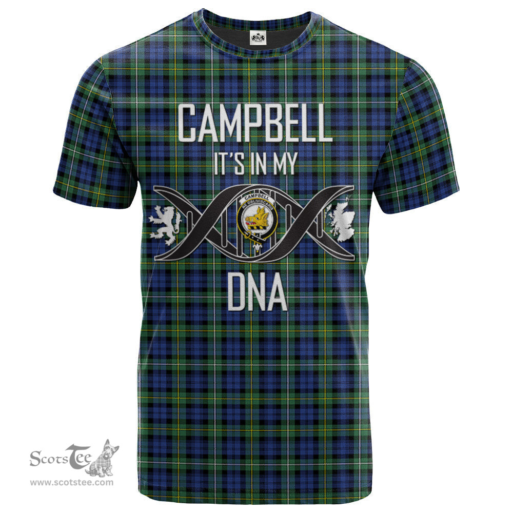 Scottish Campbell Argyll Ancient Its In My DNA Plaid Family Crest Tartan T Shirt Scottish Plaid Tartan Plaid - ScotsTee - scotstee.com