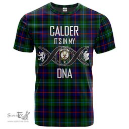 Scottish Calder Modern Its In My DNA Plaid Family Crest Tartan T Shirt Scottish Plaid Tartan Plaid - ScotsTee - scotstee.com