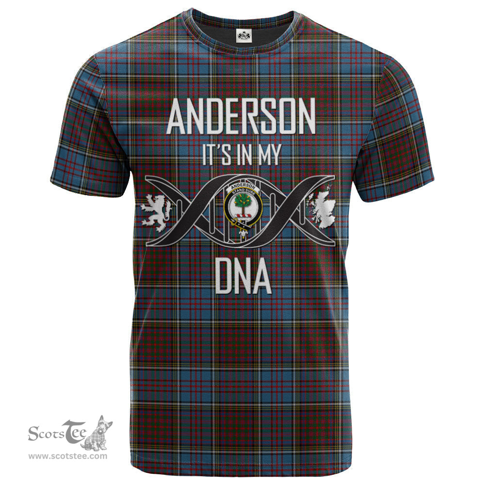 Scottish Anderson Highland Society of London Its In My DNA Plaid Family Crest Tartan T Shirt Scottish Plaid Tartan Plaid - ScotsTee - scotstee.com
