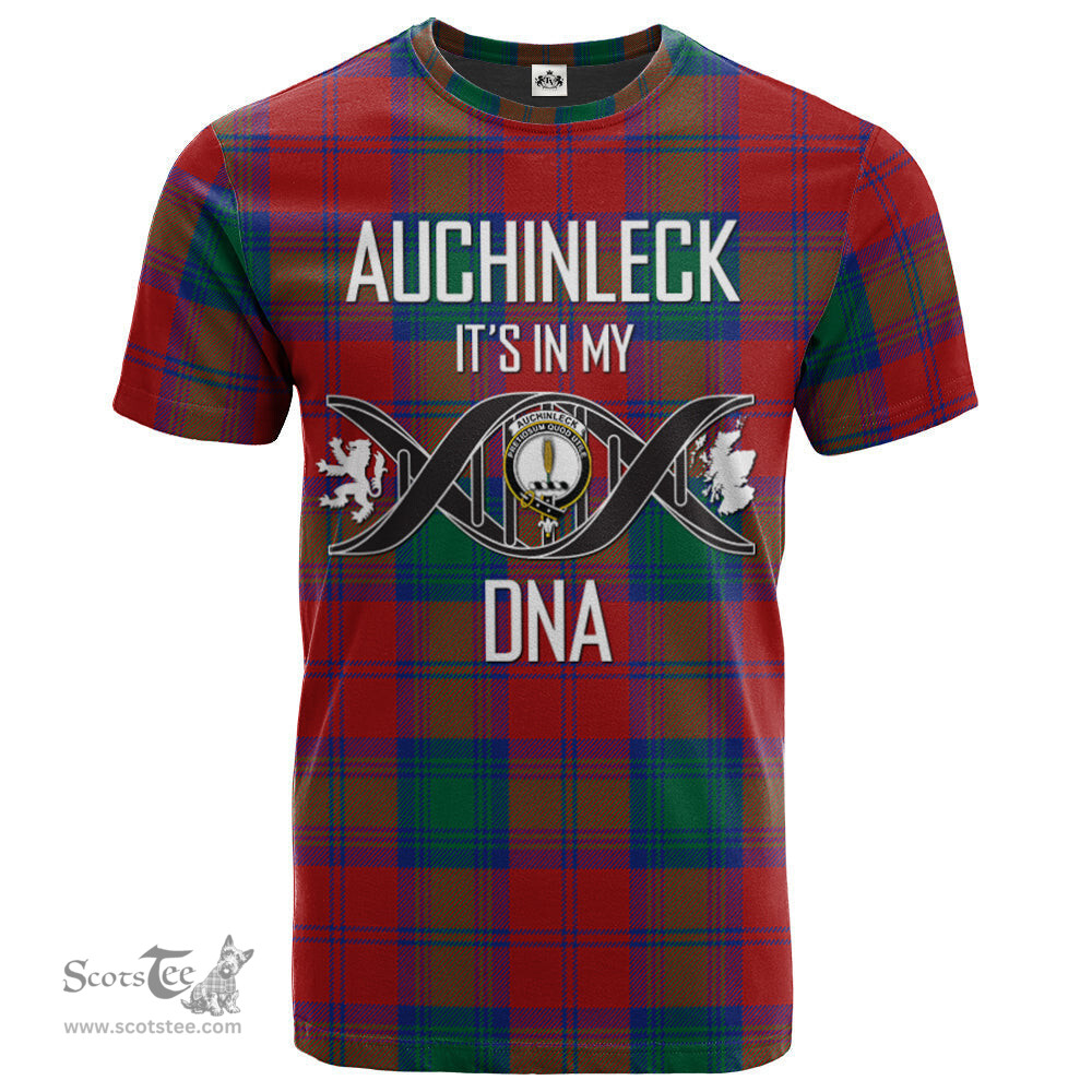 Scottish Auchinleck Its In My DNA Plaid Family Crest Tartan T Shirt Scottish Plaid Tartan Plaid - ScotsTee - scotstee.com