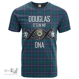 Scottish Douglas Modern Its In My DNA Plaid Family Crest Tartan T Shirt Scottish Plaid Tartan Plaid - ScotsTee - scotstee.com
