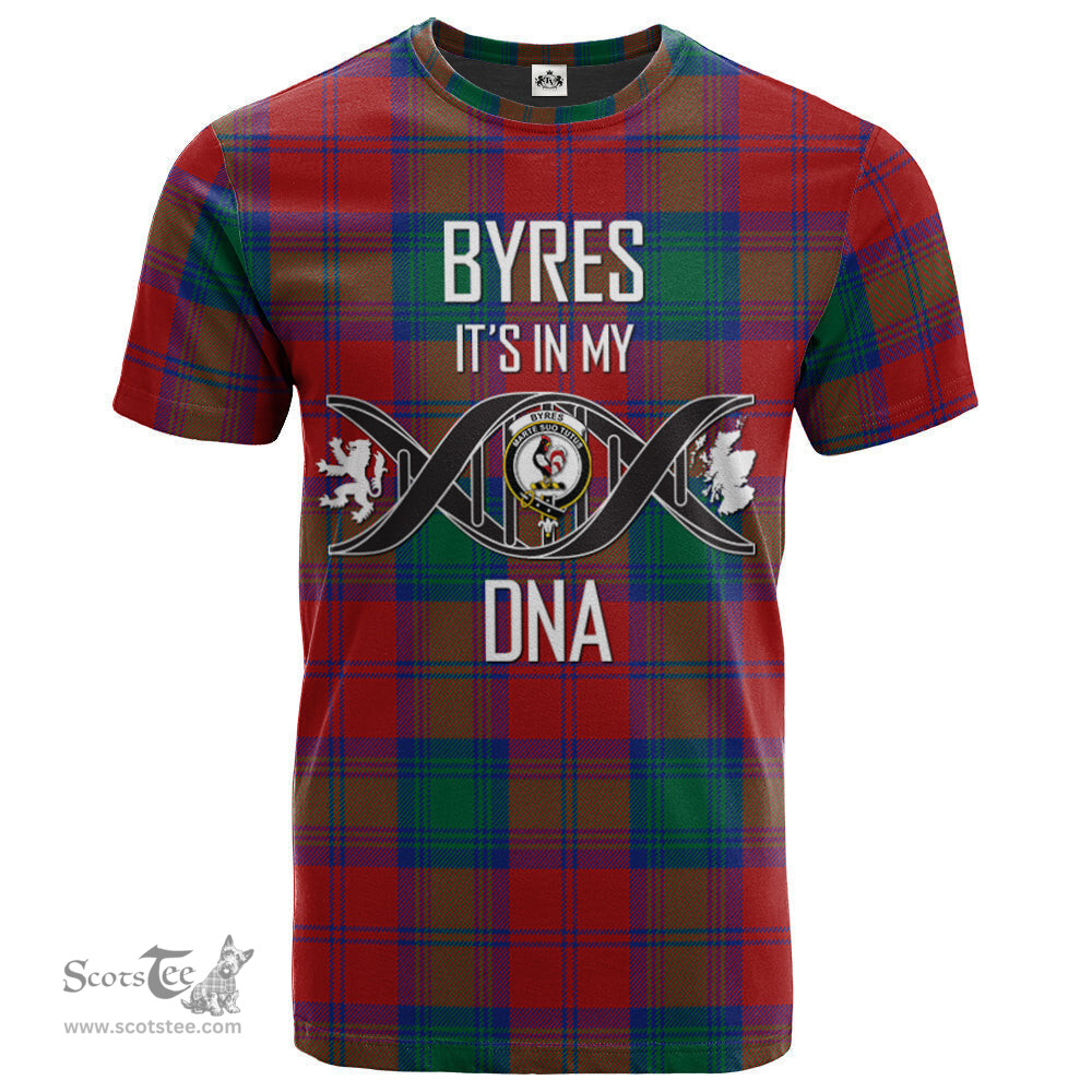 Scottish Byres (Byses) Its In My DNA Plaid Family Crest Tartan T Shirt Scottish Plaid Tartan Plaid - ScotsTee - scotstee.com