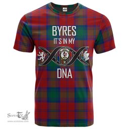 Scottish Byres (Byses) Its In My DNA Plaid Family Crest Tartan T Shirt Scottish Plaid Tartan Plaid - ScotsTee - scotstee.com