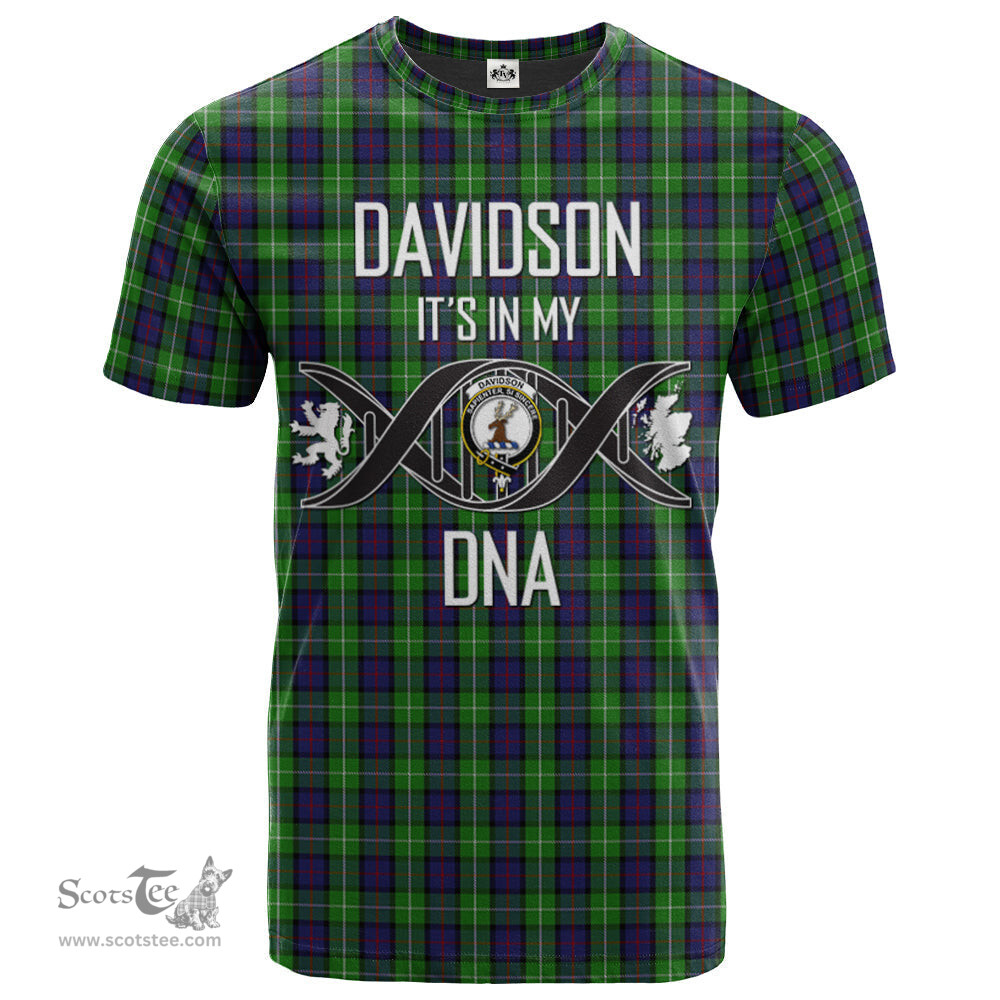 Scottish Davidson of Tulloch 02 Its In My DNA Plaid Family Crest Tartan T Shirt Scottish Plaid Tartan Plaid - ScotsTee - scotstee.com