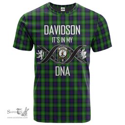 Scottish Davidson of Tulloch 02 Its In My DNA Plaid Family Crest Tartan T Shirt Scottish Plaid Tartan Plaid - ScotsTee - scotstee.com