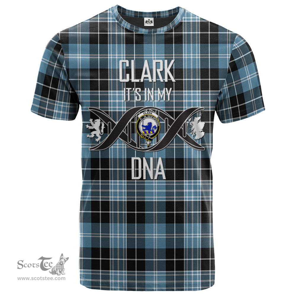 Scottish Clark (Lion) Ancient Its In My DNA Plaid Family Crest Tartan T Shirt Scottish Plaid Tartan Plaid - ScotsTee - scotstee.com