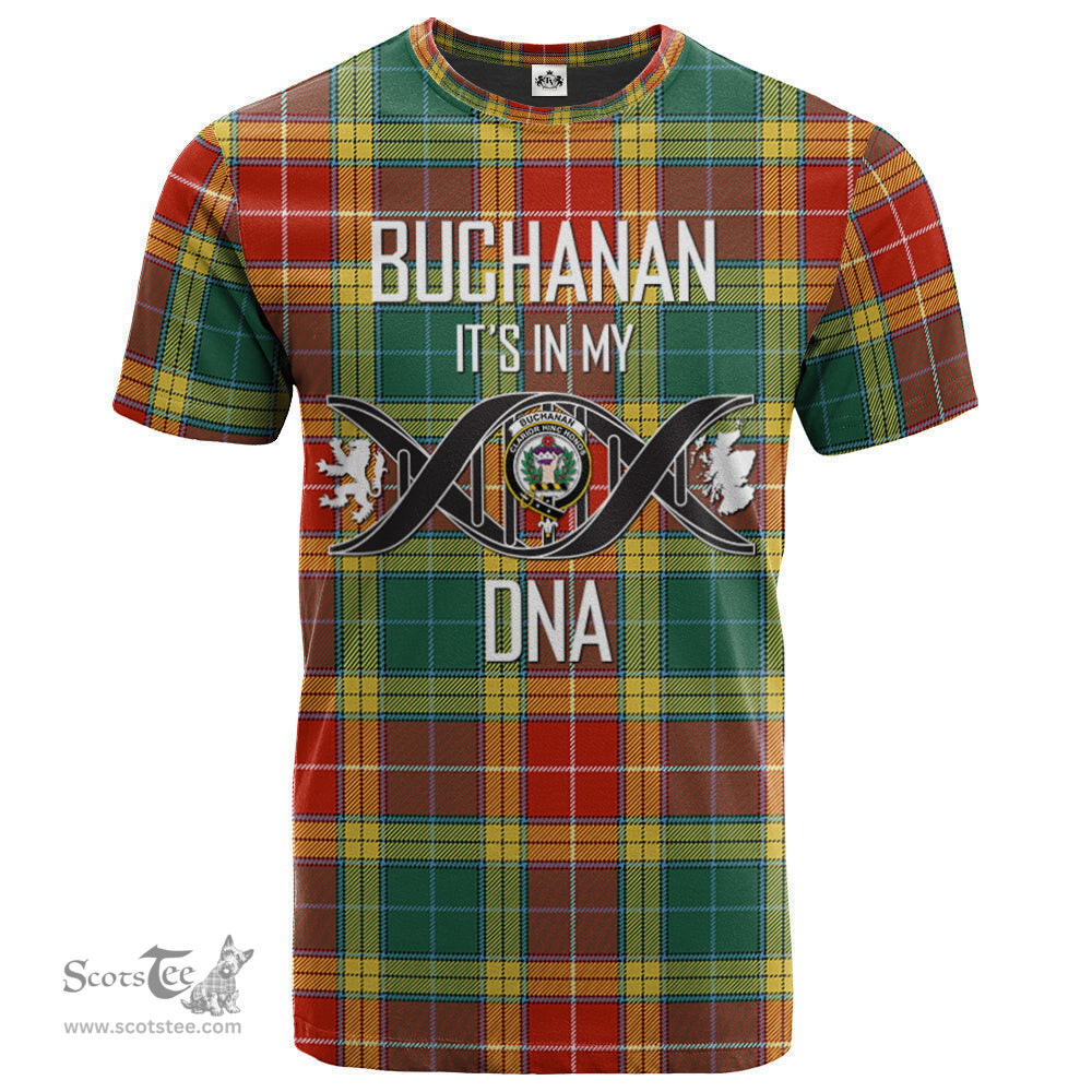 Scottish Buchanan Old Sett Its In My DNA Plaid Family Crest Tartan T Shirt Scottish Plaid Tartan Plaid - ScotsTee - scotstee.com