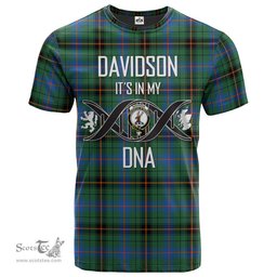 Scottish Davidson Ancient Its In My DNA Plaid Family Crest Tartan T Shirt Scottish Plaid Tartan Plaid - ScotsTee - scotstee.com