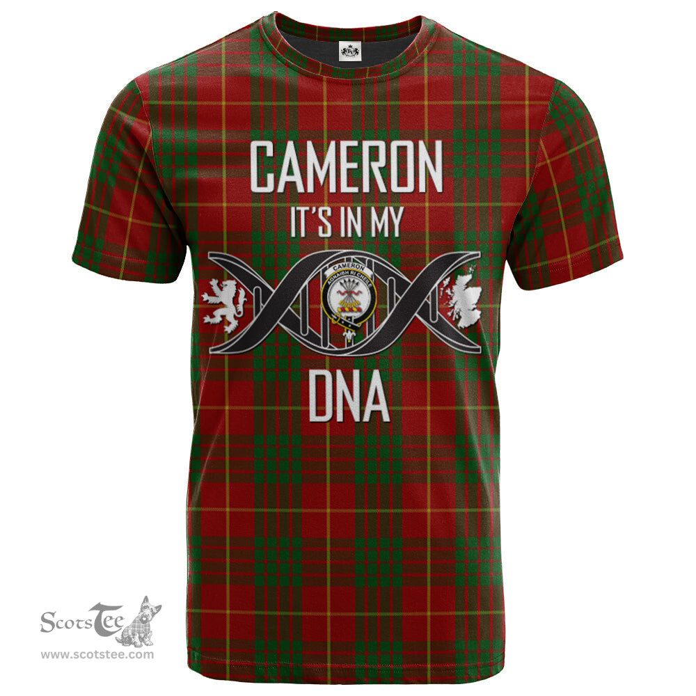 Scottish Cameron Its In My DNA Plaid Family Crest Tartan T Shirt Scottish Plaid Tartan Plaid - ScotsTee - scotstee.com