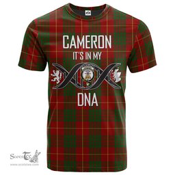 Scottish Cameron Its In My DNA Plaid Family Crest Tartan T Shirt Scottish Plaid Tartan Plaid - ScotsTee - scotstee.com