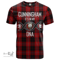 Scottish Cunningham 03 Its In My DNA Plaid Family Crest Tartan T Shirt Scottish Plaid Tartan Plaid - ScotsTee - scotstee.com
