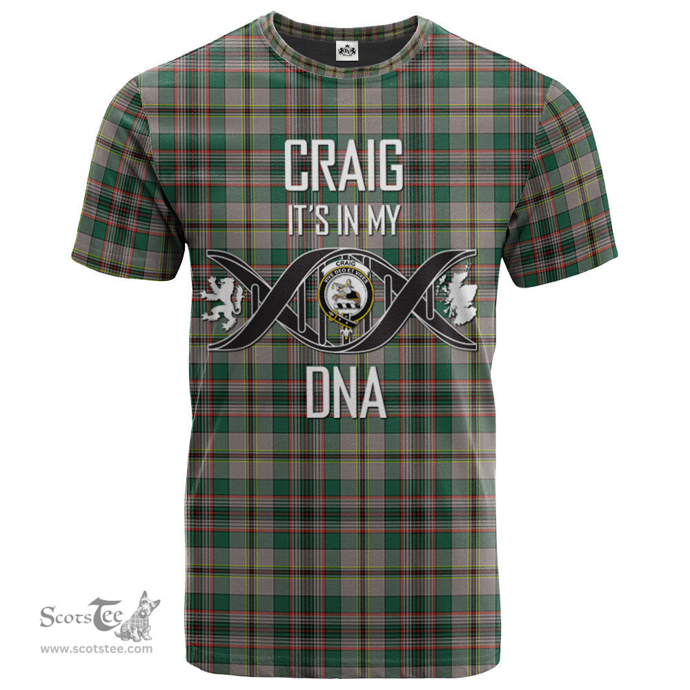 Scottish Craig Ancient Its In My DNA Plaid Family Crest Tartan T Shirt Scottish Plaid Tartan Plaid - ScotsTee - scotstee.com
