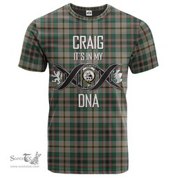 Scottish Craig Ancient Its In My DNA Plaid Family Crest Tartan T Shirt Scottish Plaid Tartan Plaid - ScotsTee - scotstee.com
