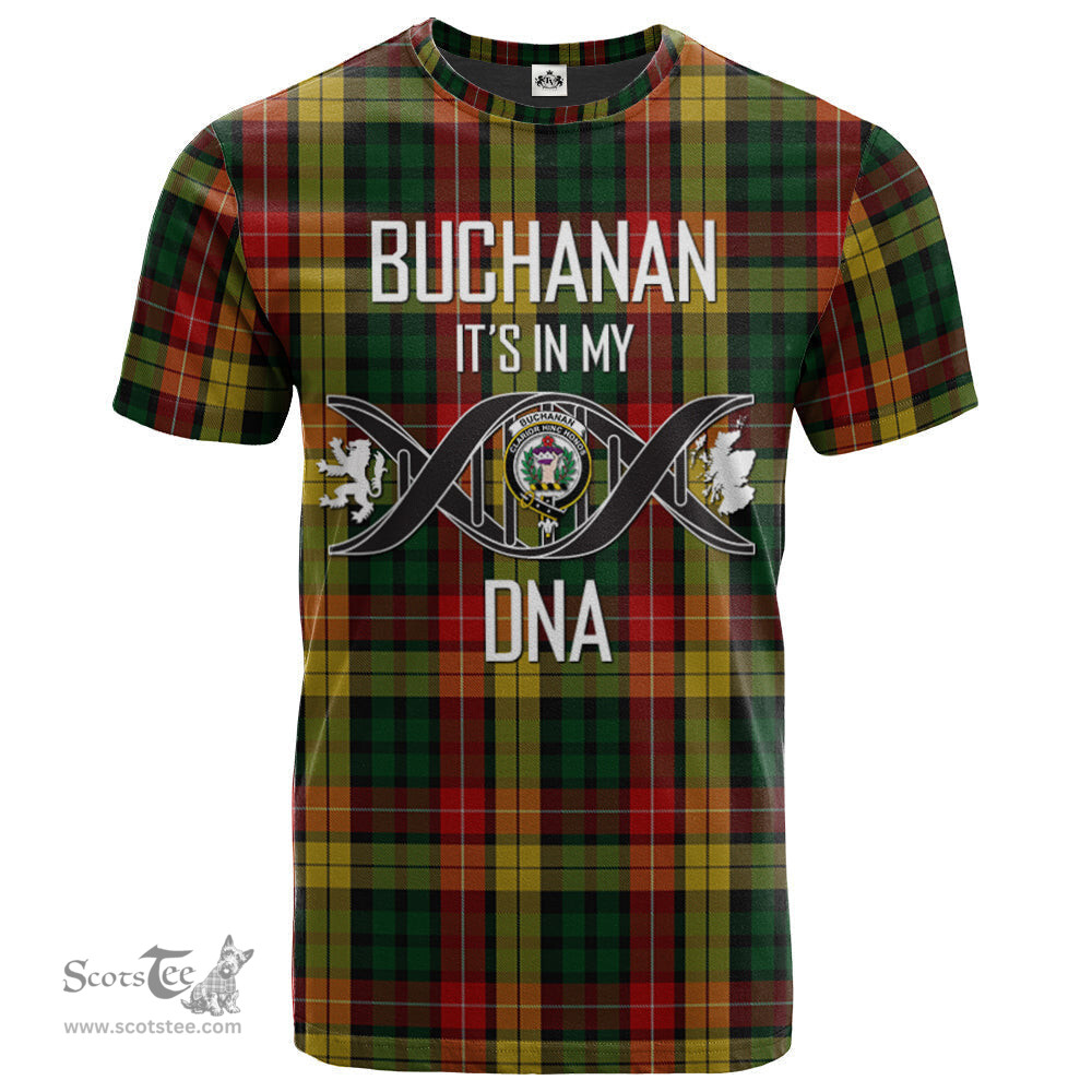 Scottish Buchanan 01 Its In My DNA Plaid Family Crest Tartan T Shirt Scottish Plaid Tartan Plaid - ScotsTee - scotstee.com