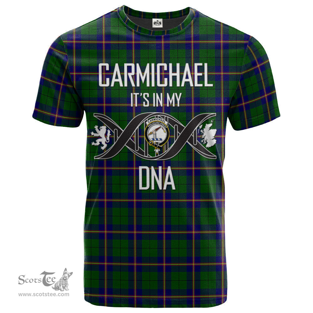Scottish Carmichael Modern Its In My DNA Plaid Family Crest Tartan T Shirt Scottish Plaid Tartan Plaid - ScotsTee - scotstee.com