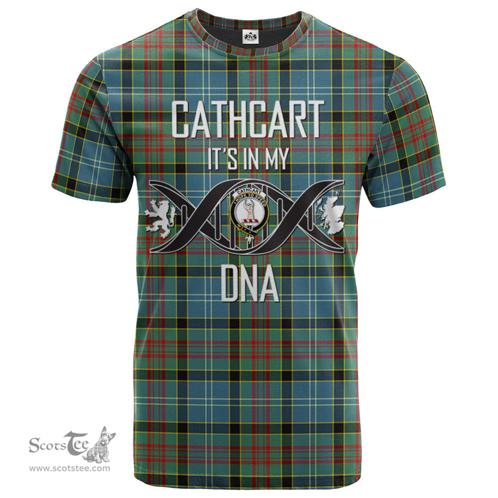 Scottish Cathcart Its In My DNA Plaid Family Crest Tartan T Shirt Scottish Plaid Tartan Plaid - ScotsTee - scotstee.com