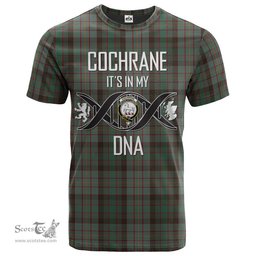Scottish Cochrane Hunting Its In My DNA Plaid Family Crest Tartan T Shirt Scottish Plaid Tartan Plaid - ScotsTee - scotstee.com