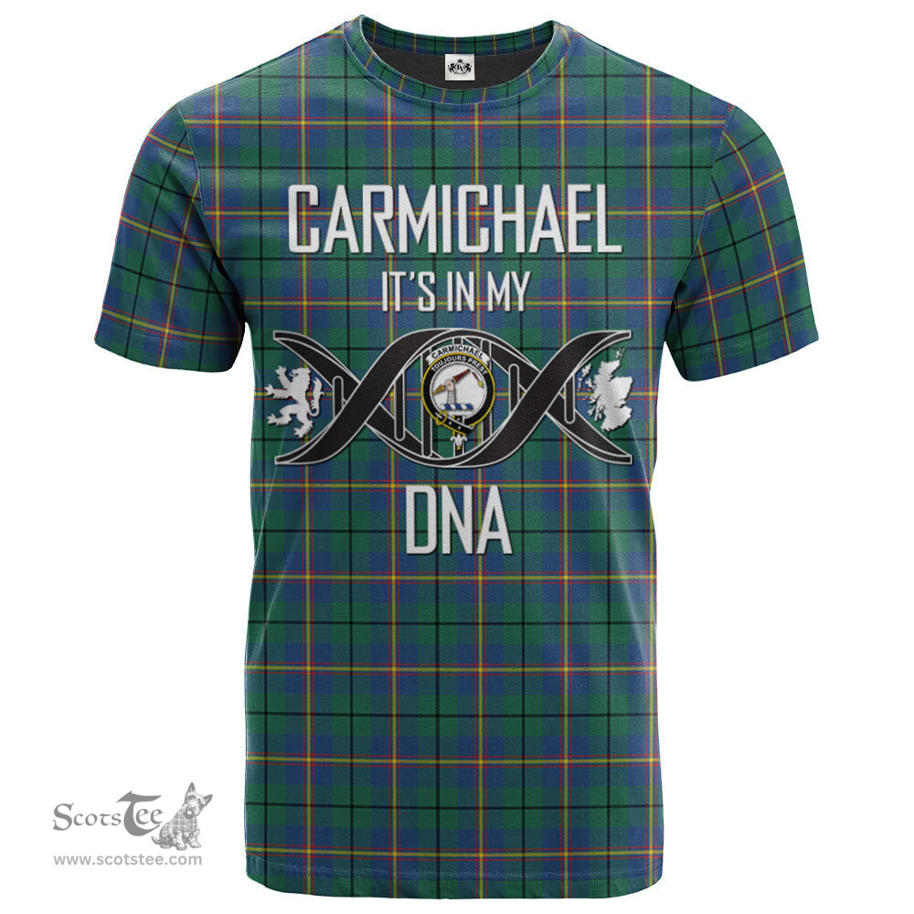 Scottish Carmichael Ancient Its In My DNA Plaid Family Crest Tartan T Shirt Scottish Plaid Tartan Plaid - ScotsTee - scotstee.com