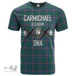 Scottish Carmichael Ancient Its In My DNA Plaid Family Crest Tartan T Shirt Scottish Plaid Tartan Plaid - ScotsTee - scotstee.com