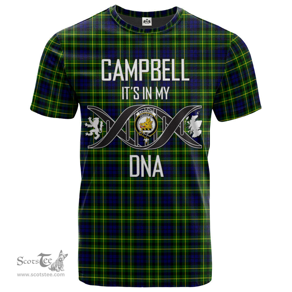 Scottish Campbell of Breadalbane Modern Its In My DNA Plaid Family Crest Tartan T Shirt Scottish Plaid Tartan Plaid - ScotsTee - scotstee.com
