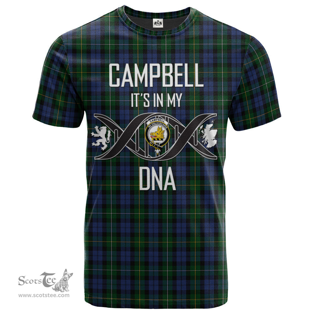 Scottish Campbell of Loudoun Its In My DNA Plaid Family Crest Tartan T Shirt Scottish Plaid Tartan Plaid - ScotsTee - scotstee.com