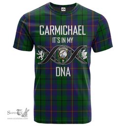 Scottish Carmichael Its In My DNA Plaid Family Crest Tartan T Shirt Scottish Plaid Tartan Plaid - ScotsTee - scotstee.com
