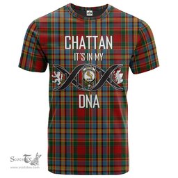 Scottish Chattan (brown stripe) Its In My DNA Plaid Family Crest Tartan T Shirt Scottish Plaid Tartan Plaid - ScotsTee - scotstee.com